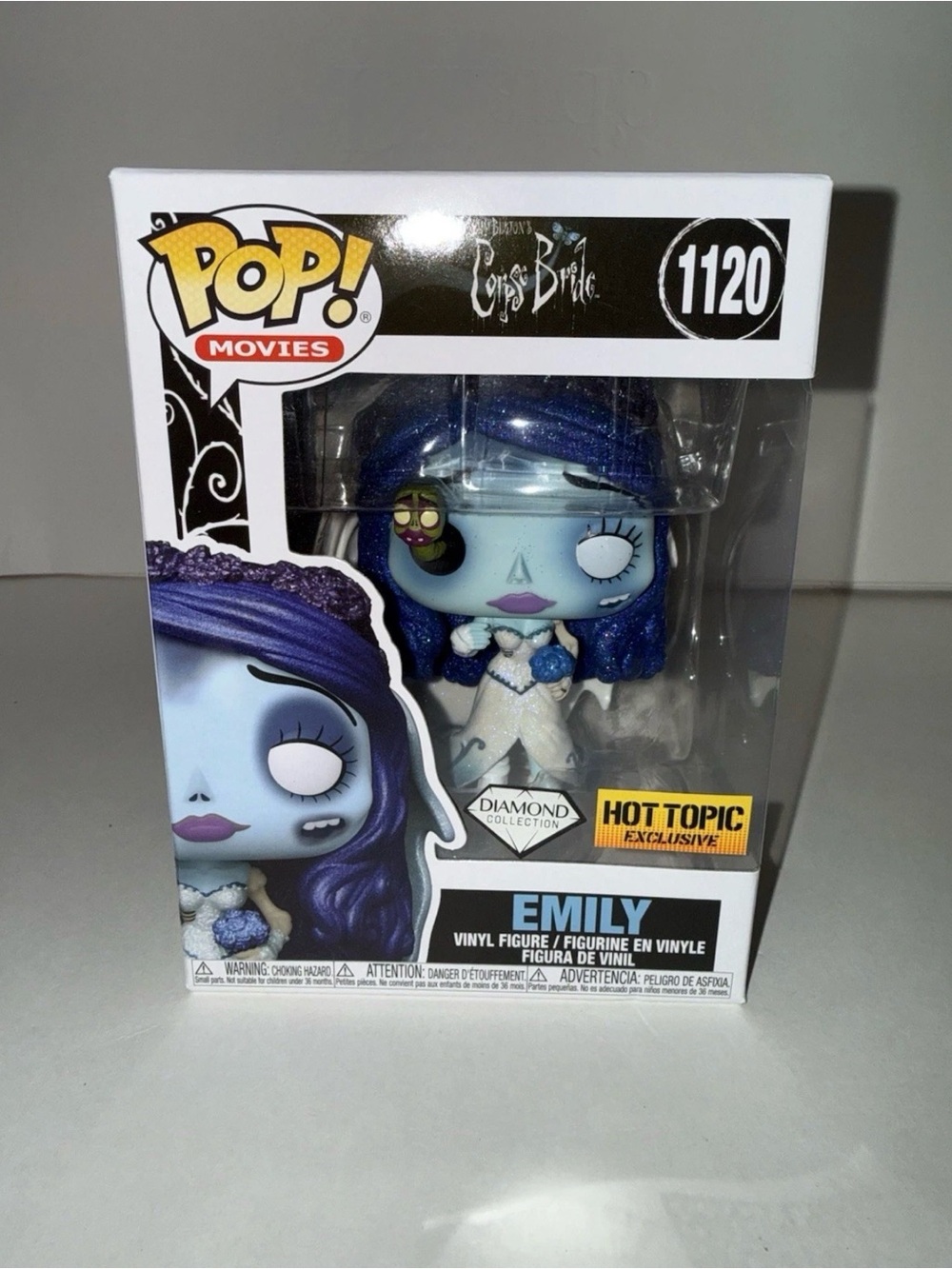 Funko Pop Corpse Bride Emily Diamond Series Hot Topic Exclusive